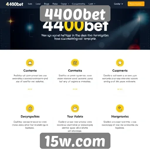 Revisão das funcionalidades do site 4400bet