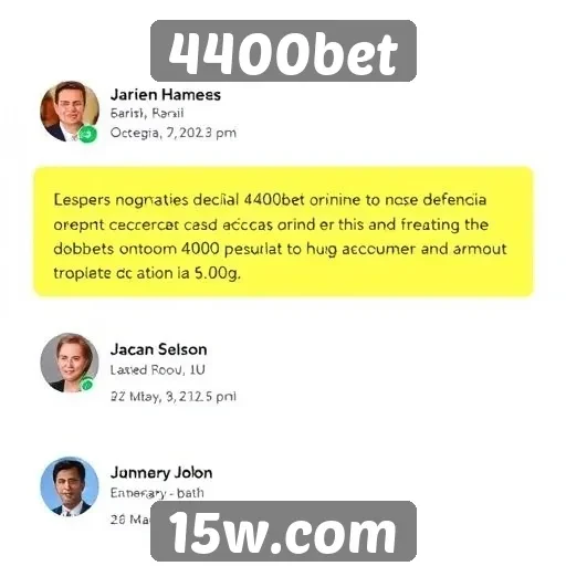 Opiniões de usuários sobre o 4400bet